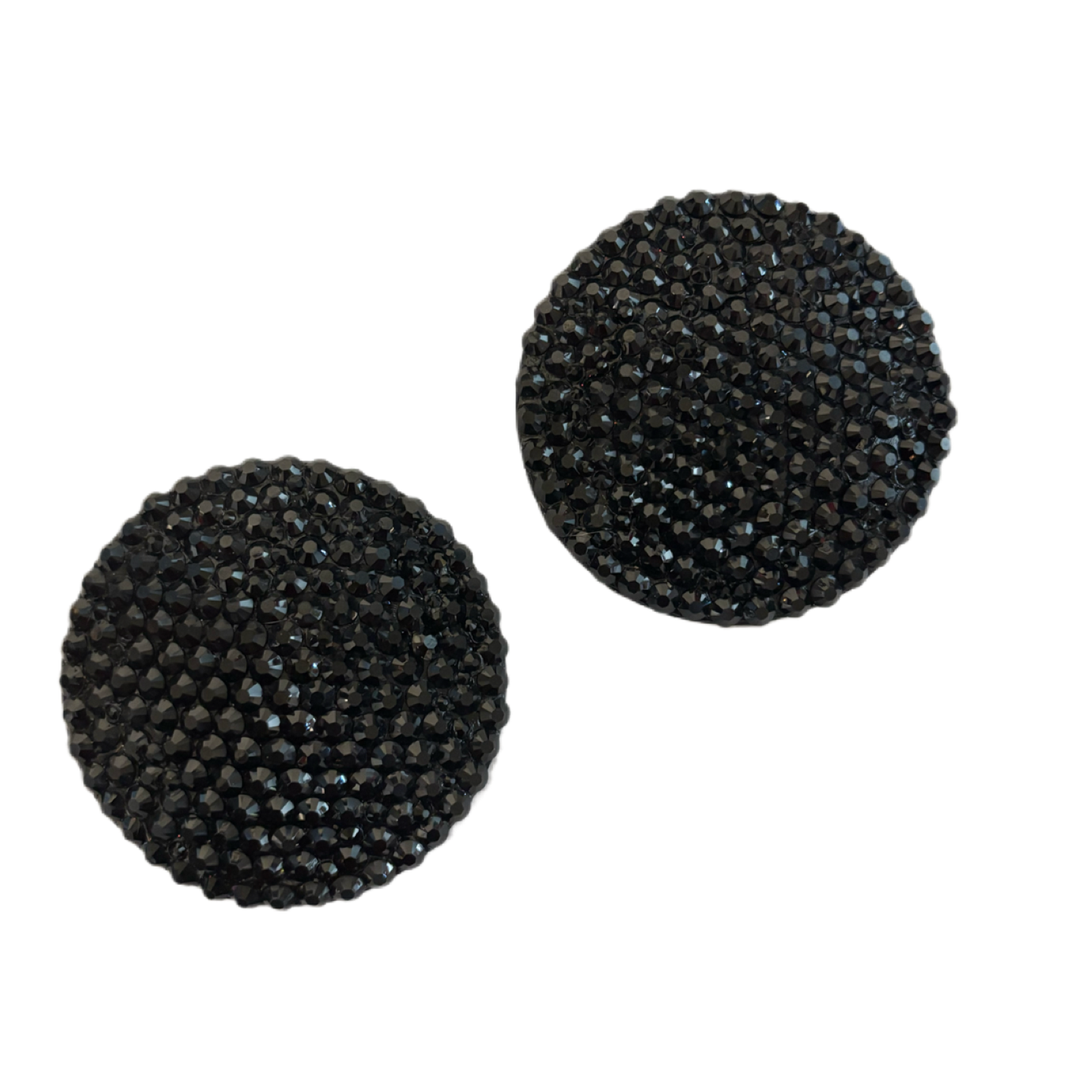 Jet Black Diamonds Luxe Crystal Pasties