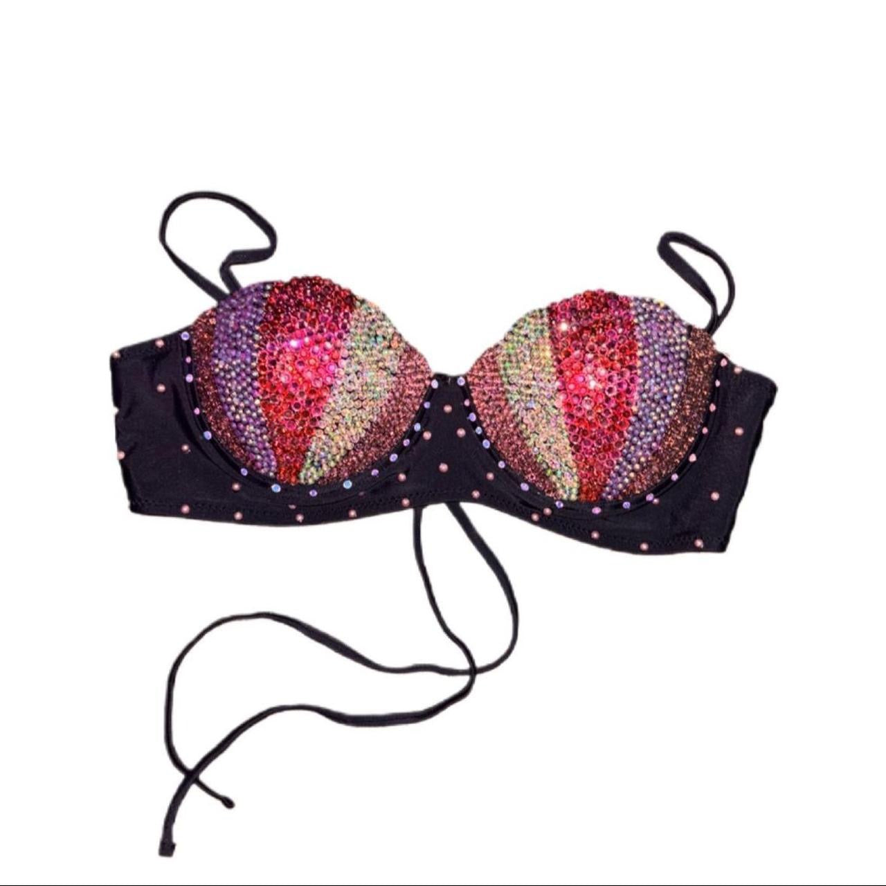 Mermaid Shell Bra In Pink Size M