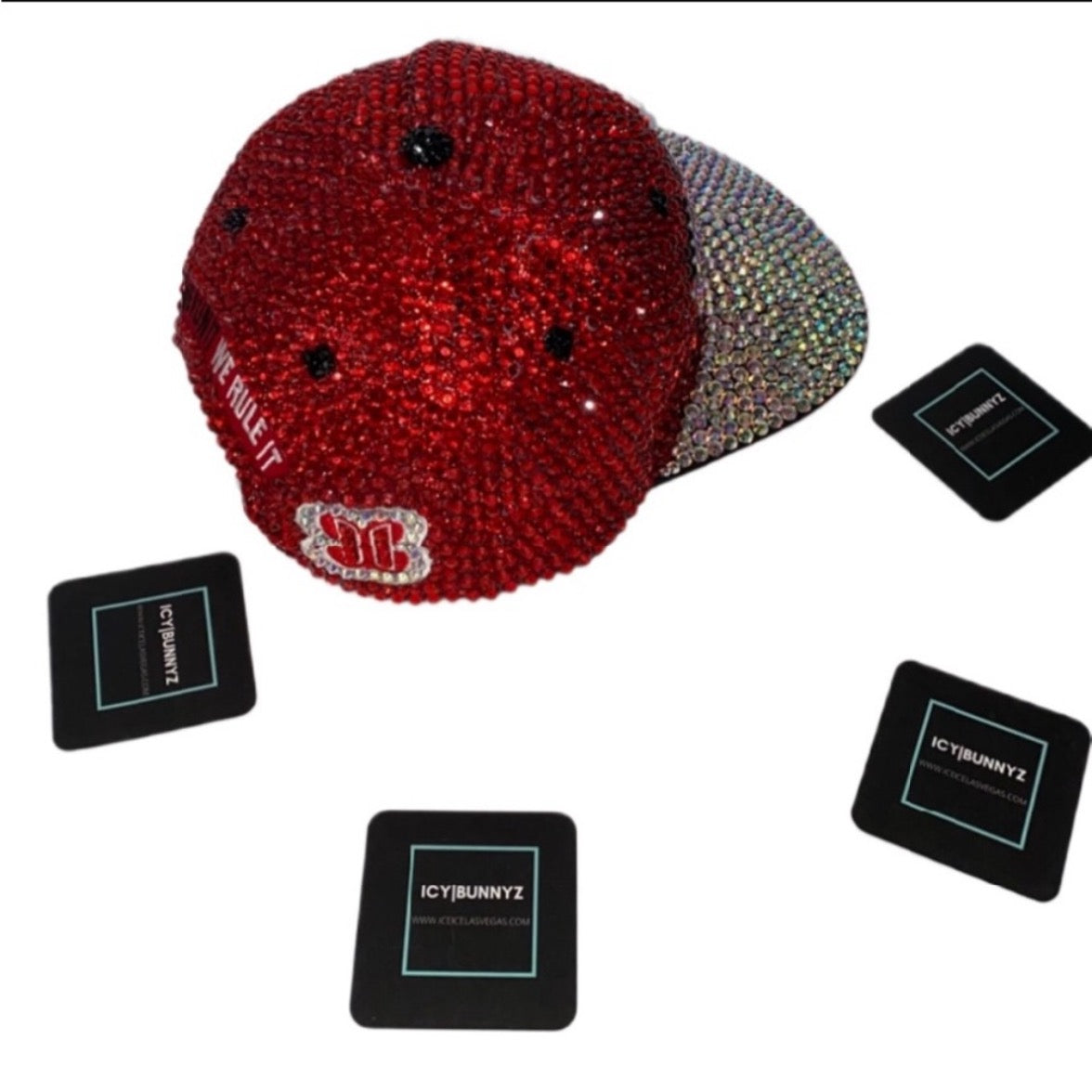 Nikki Bella Stay Fearless Full Rhinestone Hat