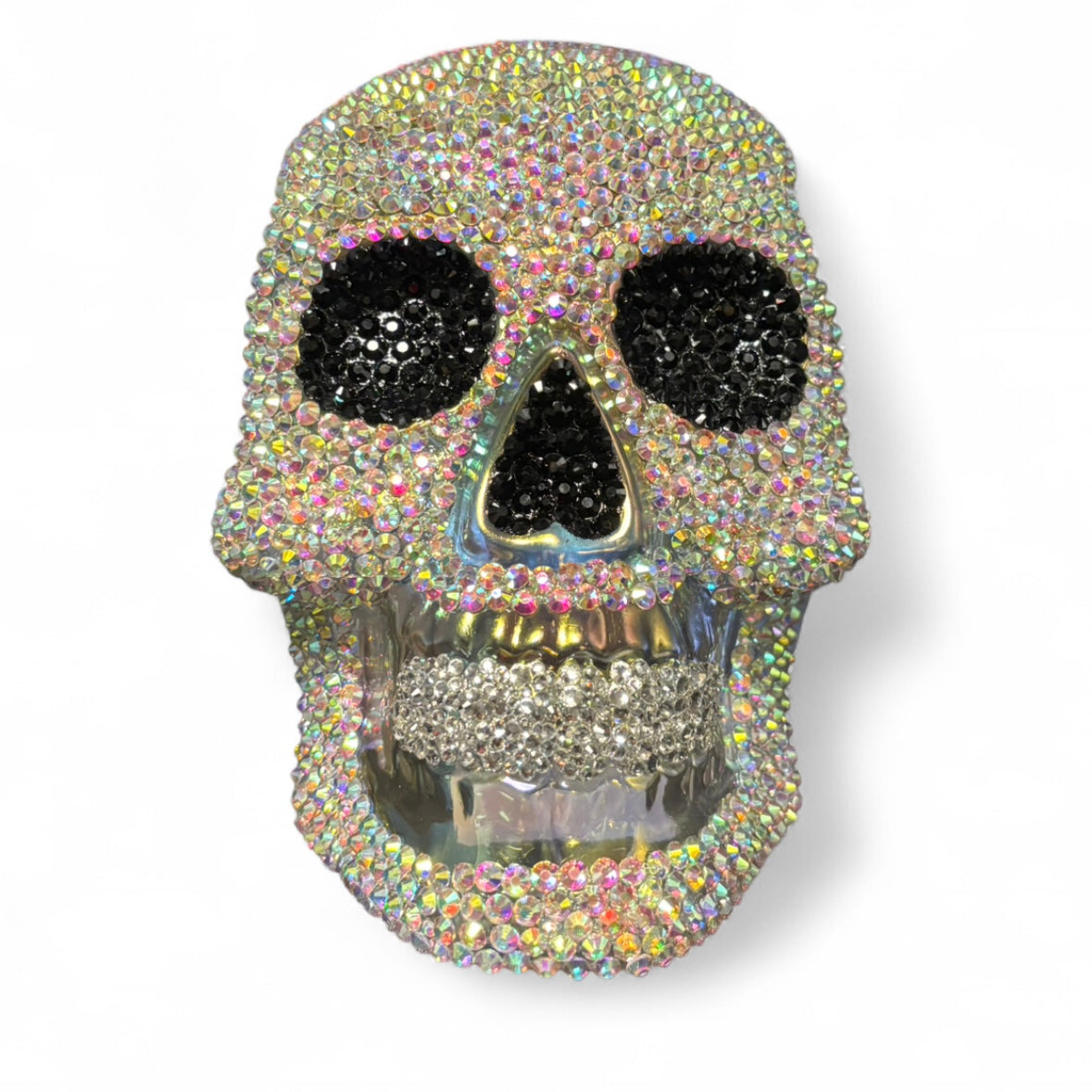 Iridescent Skeleton Skull Head