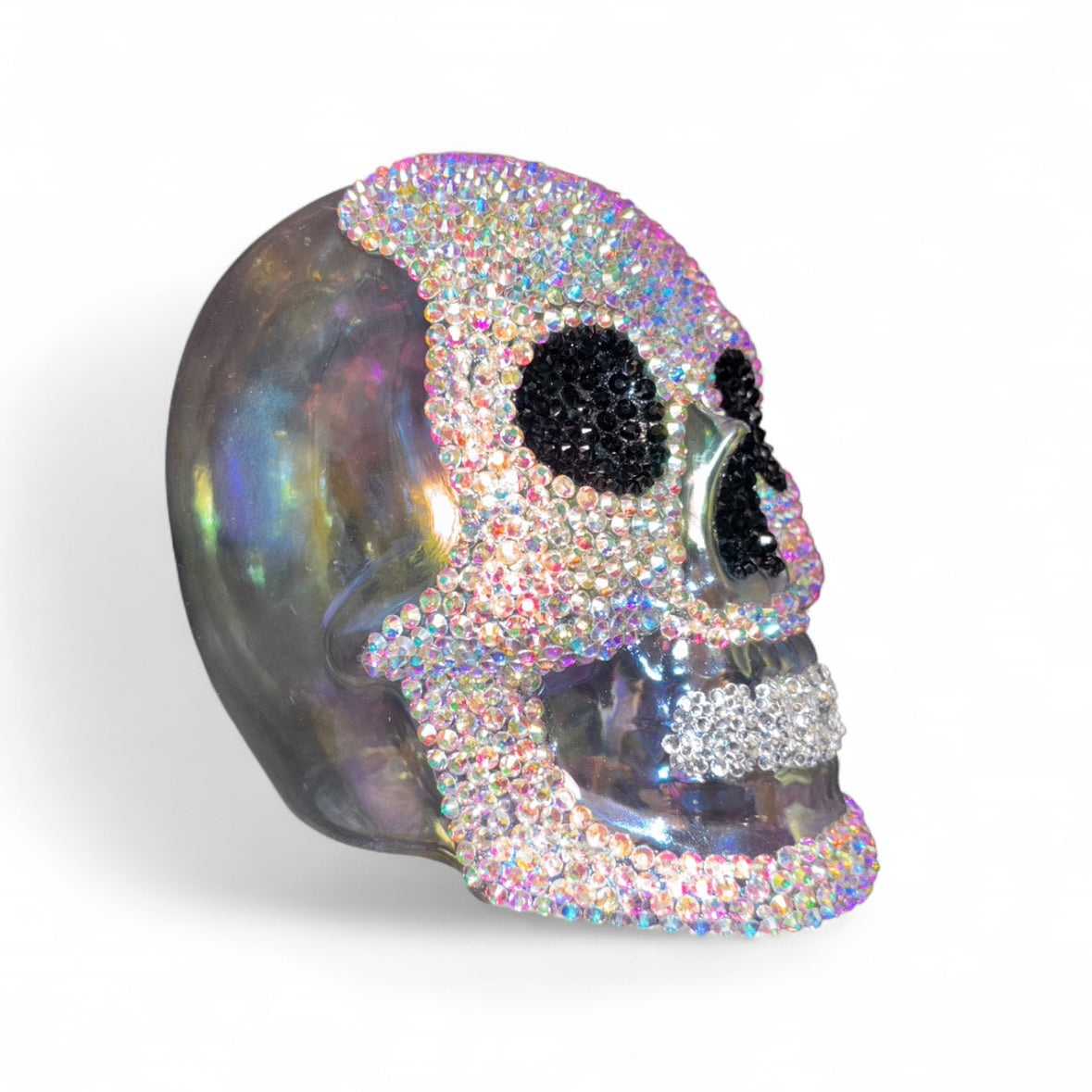 Iridescent Skeleton Skull Head