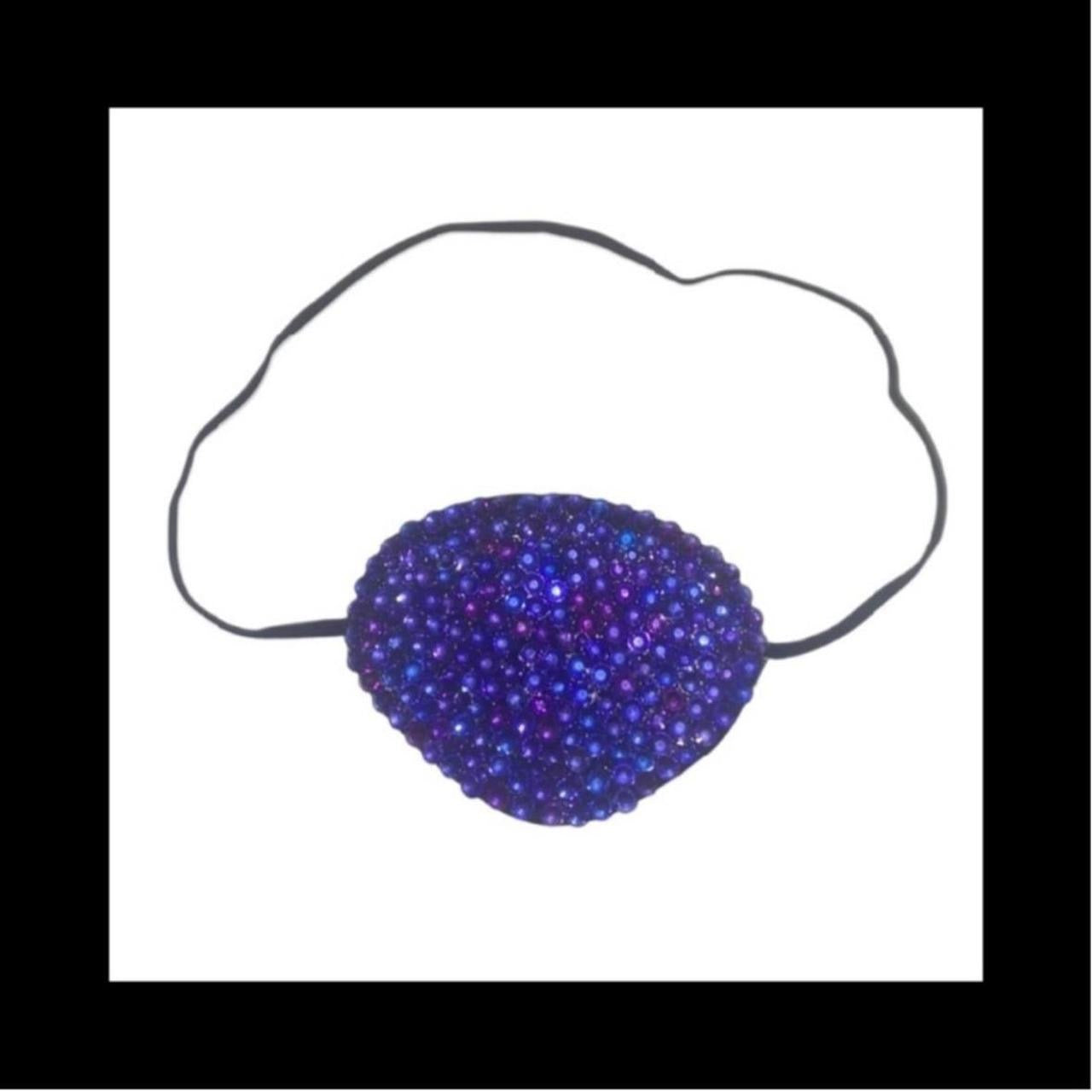 Cadbury Purple Fancy Crystal Eye Patch
