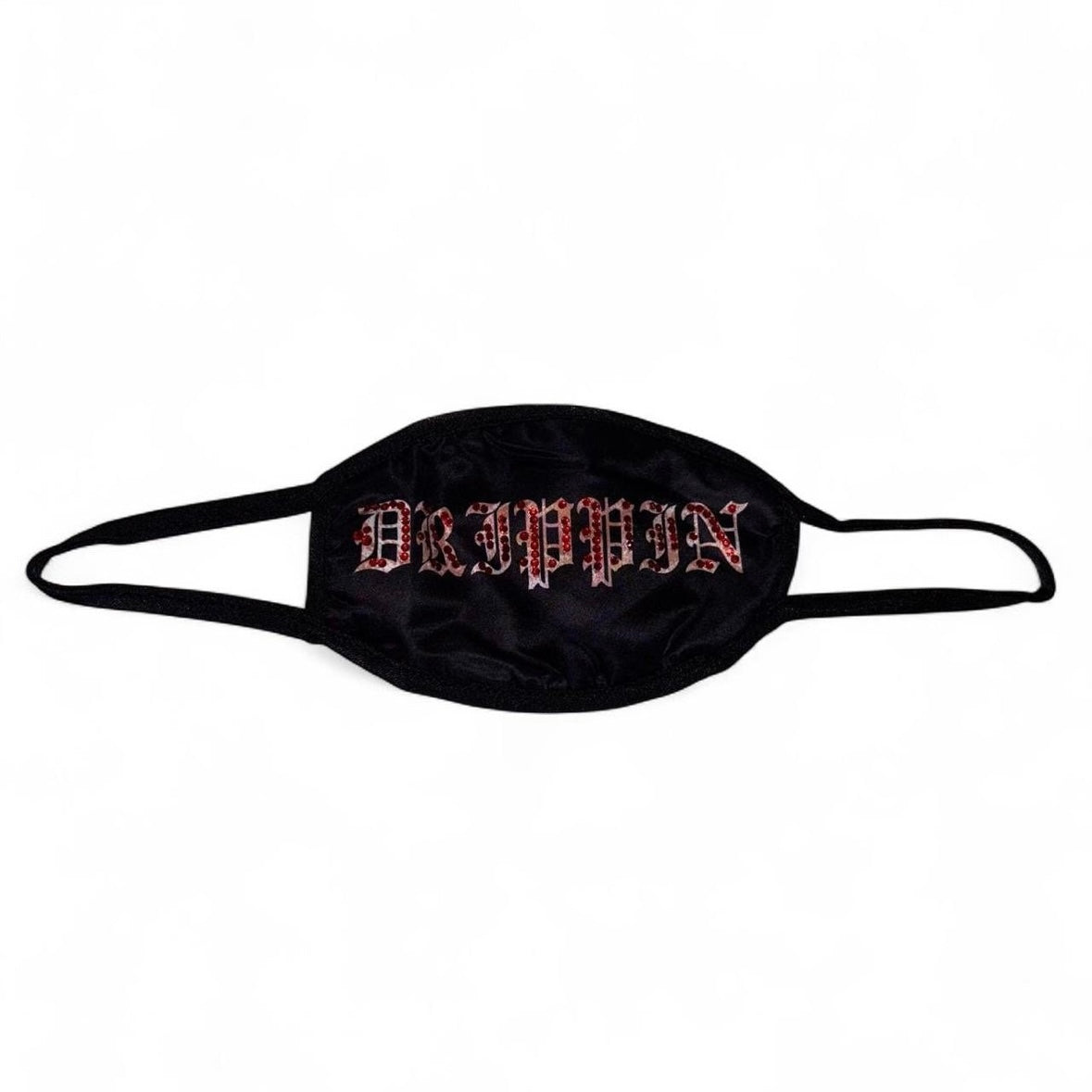 Horror Splash Drippin Rhinestone Mask