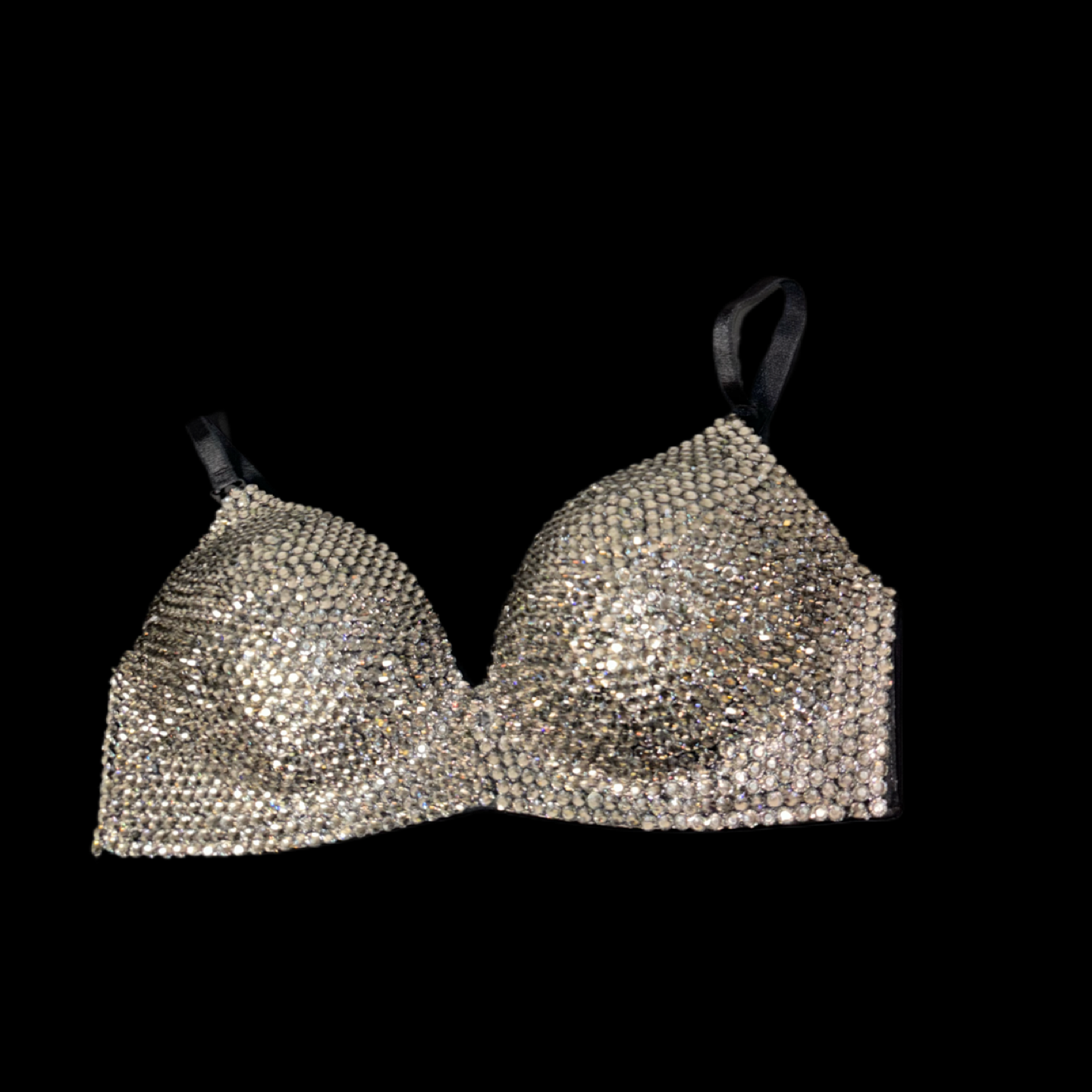 Black Diamond Wireless Bra In Black