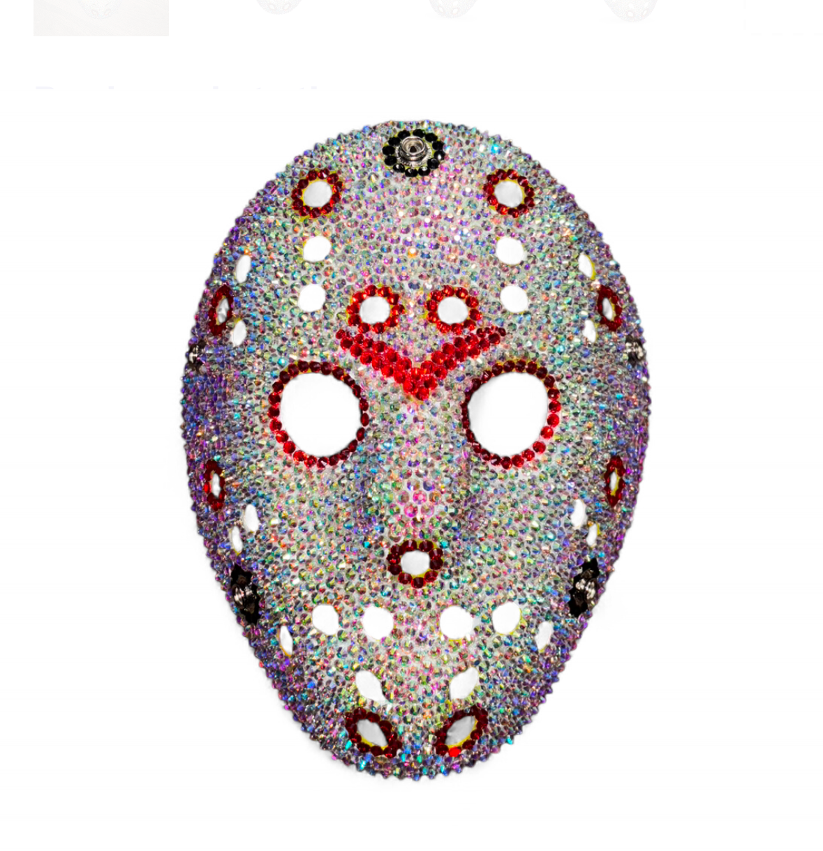 Jason Hockey Mask In Crystal AB Iridescent
