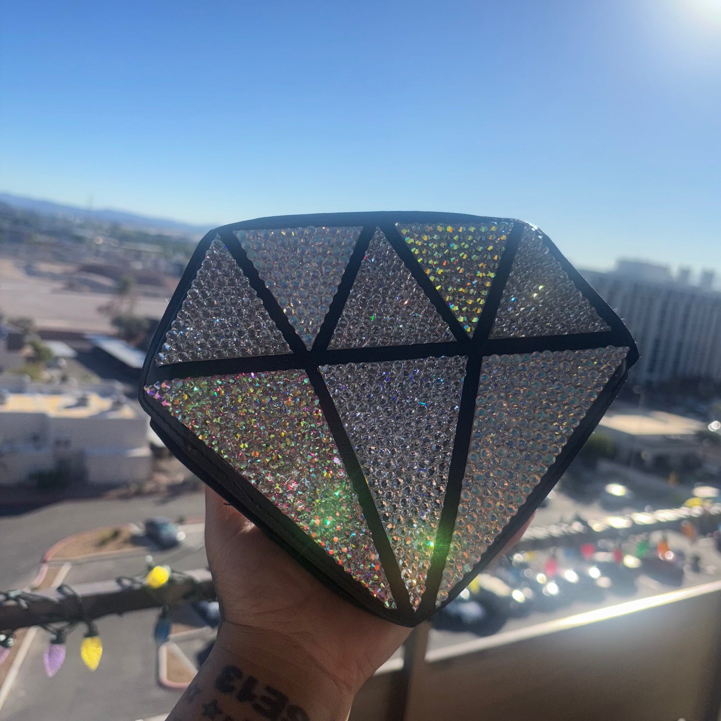 Diamond Clutch Bag