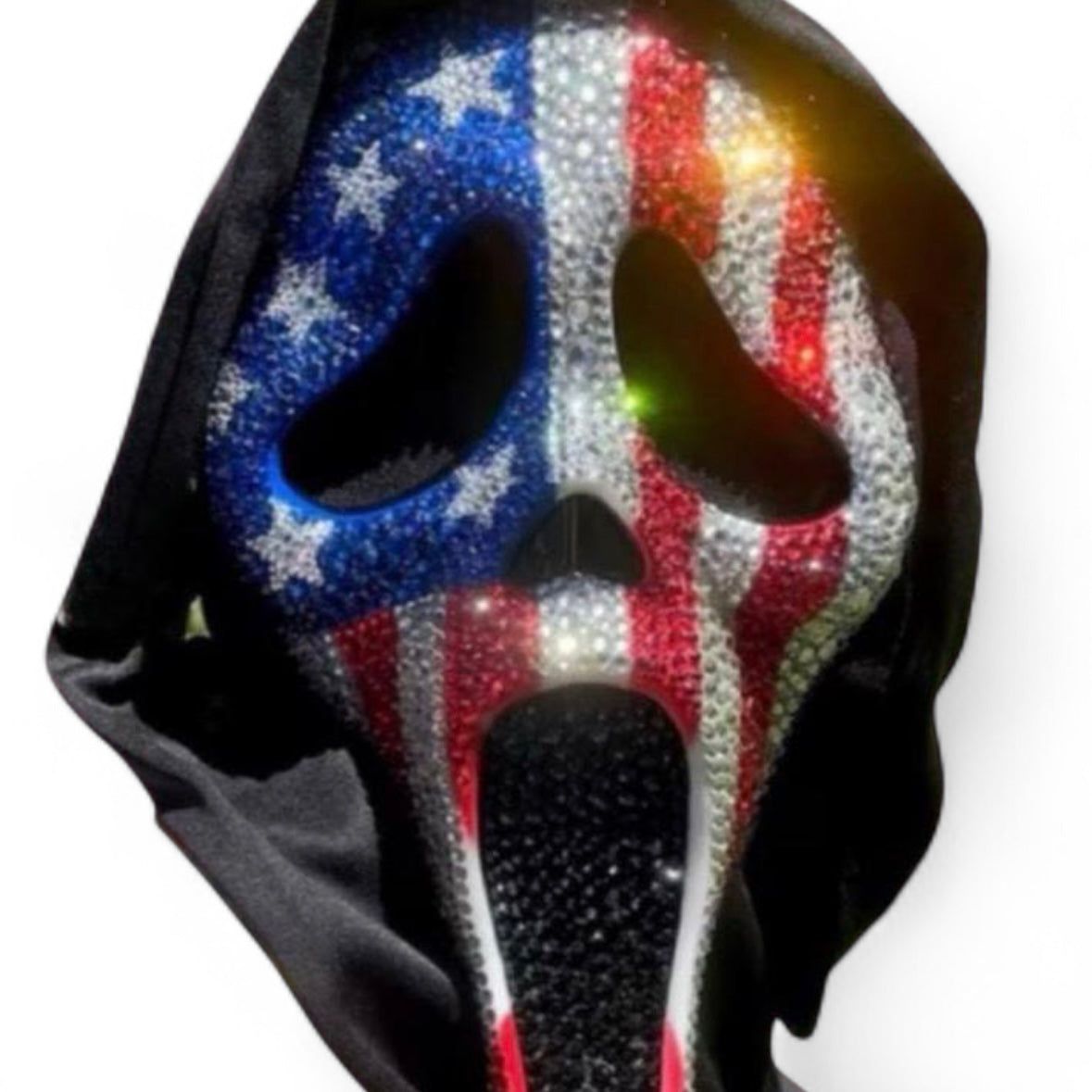 Ghost Face USA Purge Themed Crystal Mask