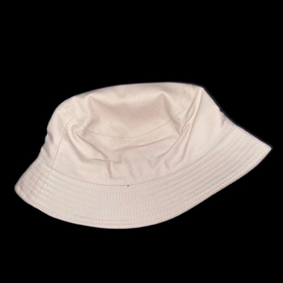 Luminous Green Rhinestones Alien Beige Bucket Hat